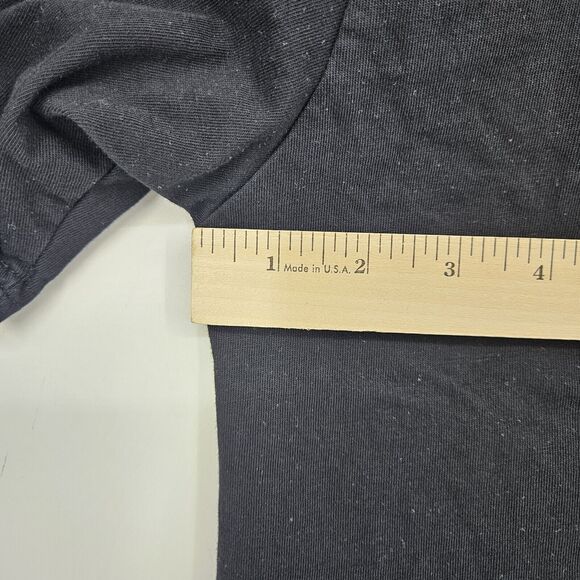 Rebel Vengeance Shirt Mens Large Black Skulls Thunder Graphic Tee Short Sleeve L - Picture 6 of 9